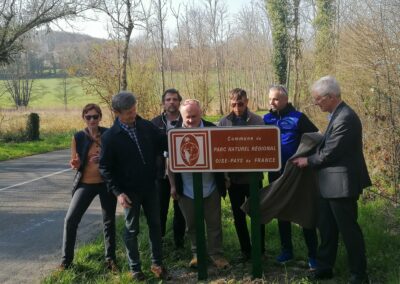 inauguration officielle de l'entrée de Chauvry dans le Parc naturel Oise Pays de France
