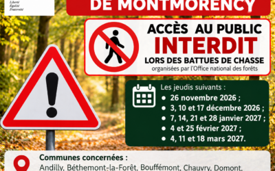 PRÉFET DU VAL-D&rsquo;OISE : Accès forêt interdit
